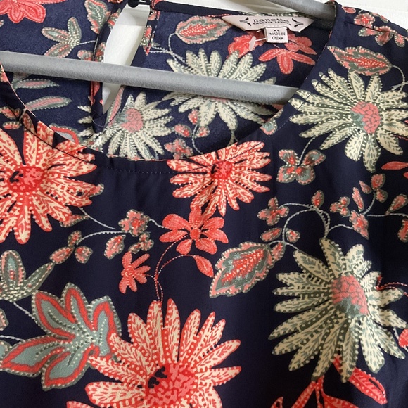 Nannette Lepore Floral Long Sleeve Tunic Size XL - Picture 2 of 2